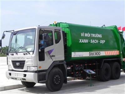Xe ép rác chở rác Daewoo 22 khối nhập khẩu