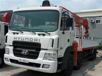Xe cẩu HYUNDAI HD320 cẩu KangLim 10 tấn