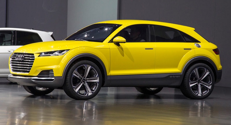 Chiếc Audi TT Offoroad Concept, tiền thân của Audi Q4, đã ra mắt cách đây vài năm.